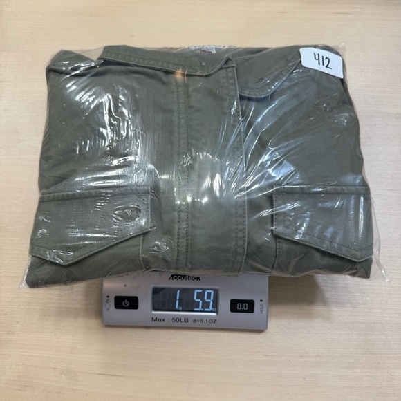 Marine Layer Harriet Green Utility Jacket Women’s Medium Cotton Drawstring Zip - Picture 10 of 11